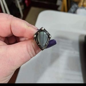 Silver Labradorite ring